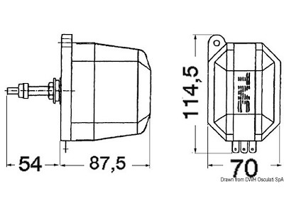 Tergicristallo con braccio telescopico 250/280 mm 