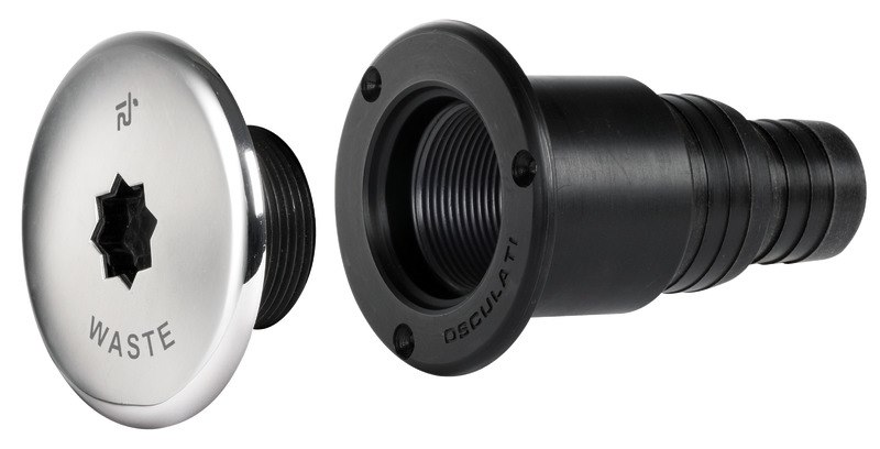 Tappi imbarco Clever in composito + inox