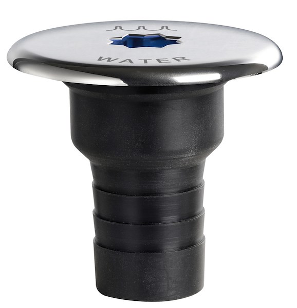 Tappi imbarco Clever in composito + inox