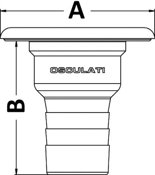 Tappi imbarco Clever in composito + inox