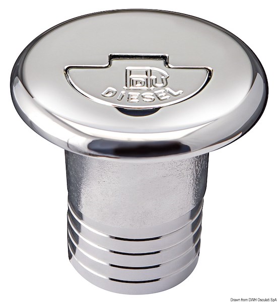 Tappo imbarco in ottone cromato