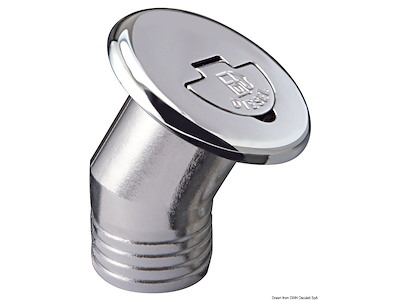 Tappo imbarco in ottone cromato