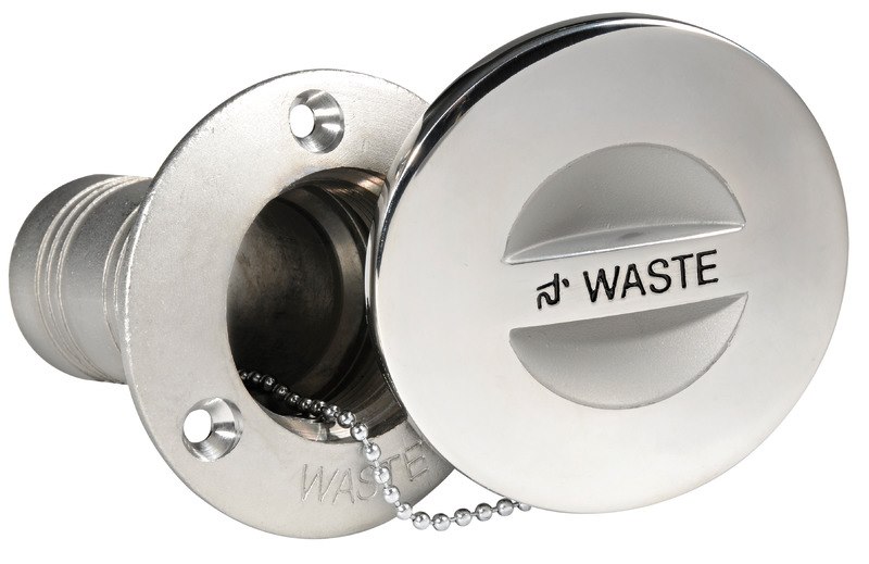 Tappo imbarco in acciaio inox AISI 316 microfuso e lucidato a specchio