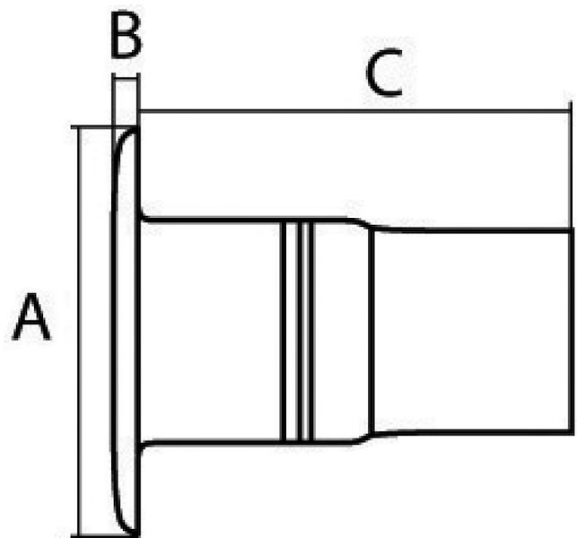 Tappo imbarco in acciaio inox AISI 316 microfuso e lucidato a specchio