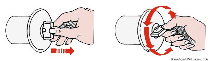 Tappo di rifornimento in ottone cromato