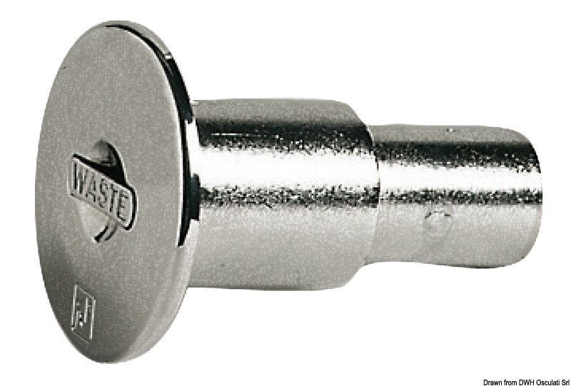 Tappo di rifornimento in ottone cromato