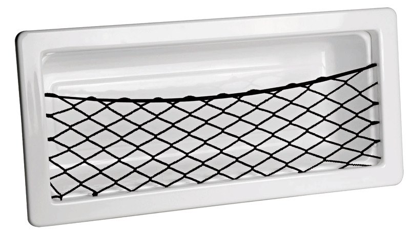 Tasca laterale porta-oggetti in ABS bianco