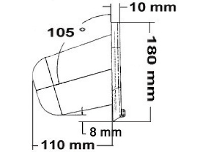 Vano portaoggetti con serratura 