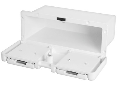 Vano portaoggetti con portabicchieri 