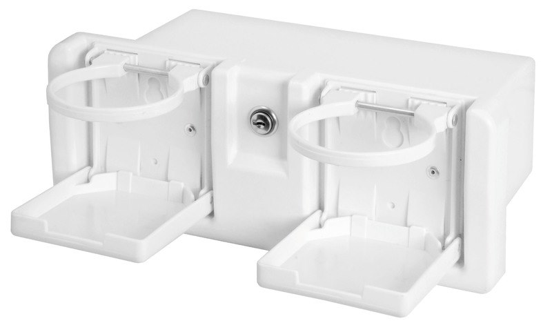 Vano portaoggetti con portabicchieri 