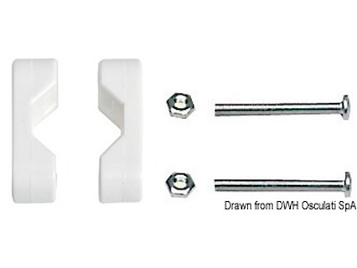 Morsetto nylon 22-25 mm 