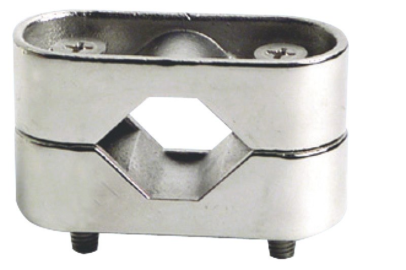 Morsetto in acciaio inox AISI 316 lucidato a specchio