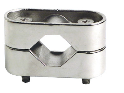 Morsetto in acciaio inox AISI 316 lucidato a specchio