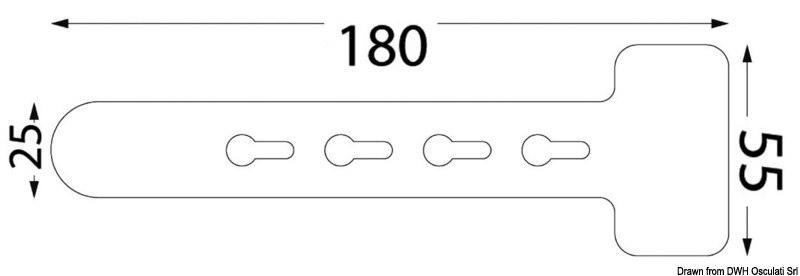 Tenditelone regolabile in plastica morbida 
