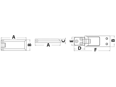 Cerniera PIRAMID per portelli