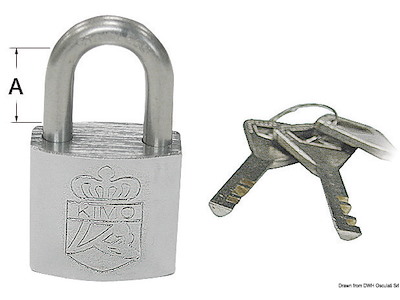 Lucchetto con chiave di sicurezza sistema Abloy