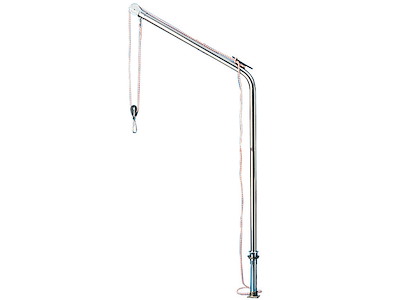 Gruetta inox tubo 40 mm max 125 kg 