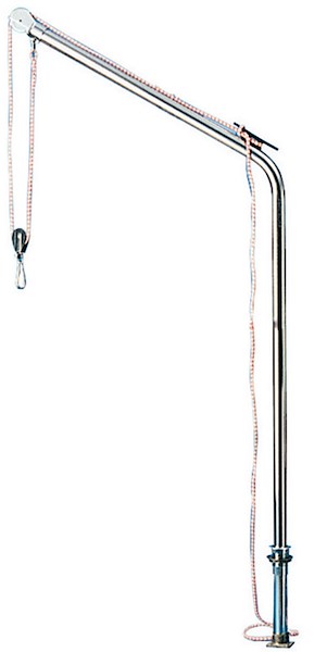 Gruetta inox tubo 40 mm max 125 kg 