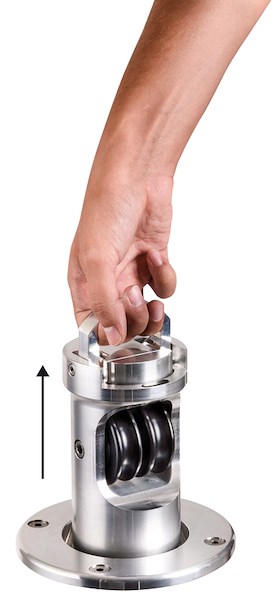 Gruetta telescopica a scomparsa