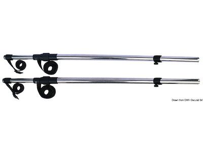 Tendalino con bracci telescopici, tettucci rigidi, tetti Flying bridge