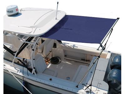 Tendalino con bracci telescopici, tettucci rigidi, tetti Flying bridge