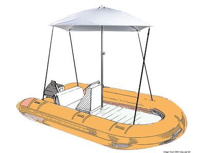 Ombrellone Parasol pieghevole per barca