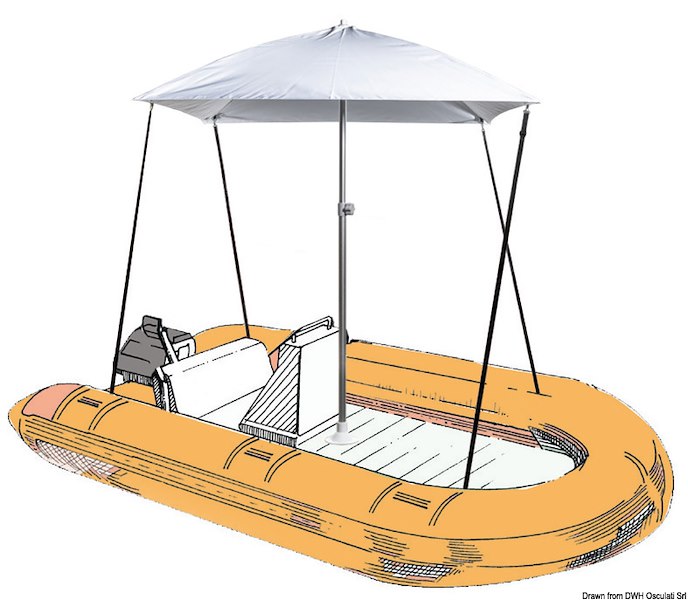 Ombrellone Parasol pieghevole per barca