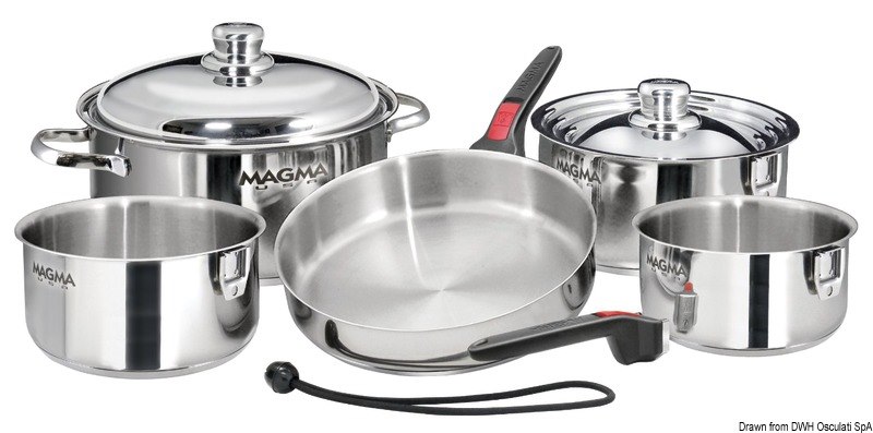 Batteria di pentole impilabile Popote - MAGMA