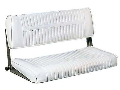 Sedile anatomico biposto con schienale abbattibile