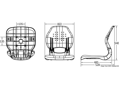 Sedile ergonomico Sirocco