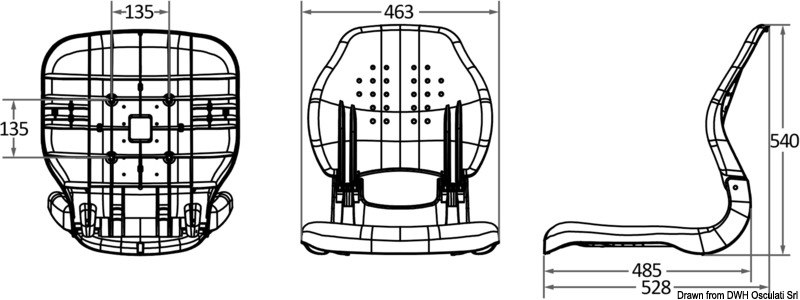 Sedile ergonomico Sirocco