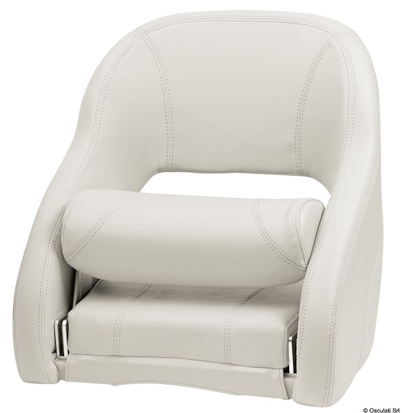 Sedile anatomico imbottito con Flip UP H52R