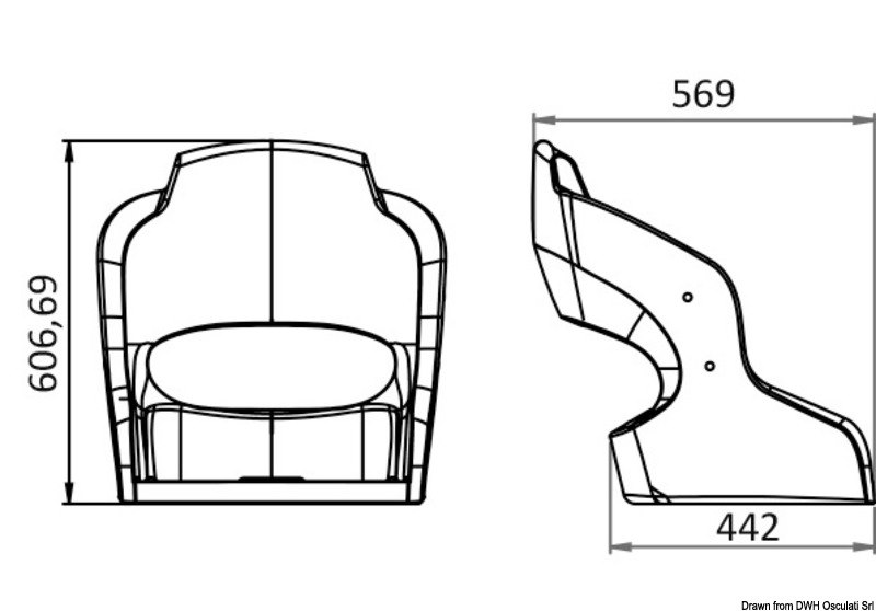 Sedile Attwood Aergo 