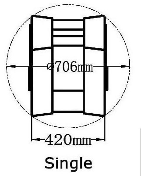 Sedile Reverso con schienale ruotante