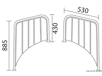 Plancetta per scafi a poppa tonda (gozzi / pilotine)