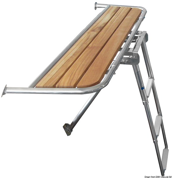 Plancetta di poppa per barche a vela / motorsailer