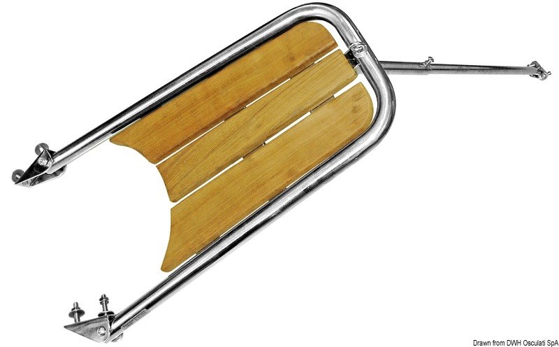 Delfiniera con scaletta telescopica 2 e 3 gradini