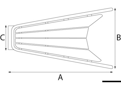 Delfiniera con scaletta telescopica 2 e 3 gradini