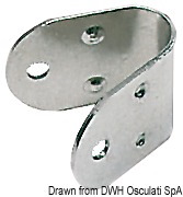 Cavallotto ad U per tubi 22 mm 