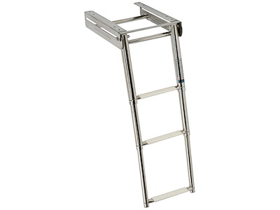 Scaletta da plancetta a scomparsa totale con slitta telescopica