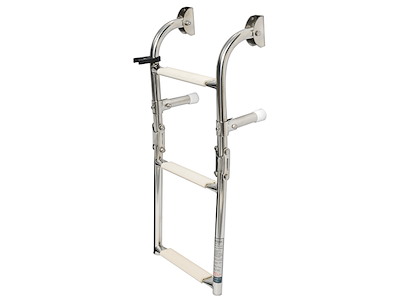 Scaletta pieghevole fissaggio su murata