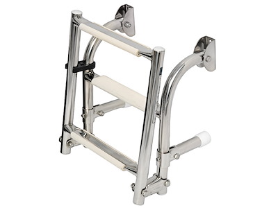 Scaletta pieghevole fissaggio su murata