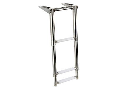 Scaletta telescopica da plancetta con maniglia di presa integrata