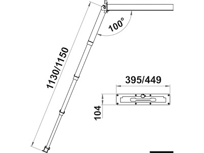 Scaletta a scomparsa Montecarlo