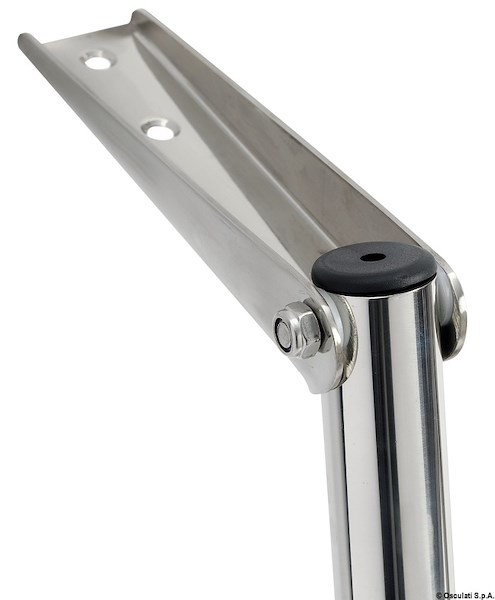 Scaletta telescopica per plancetta con gradini larghi