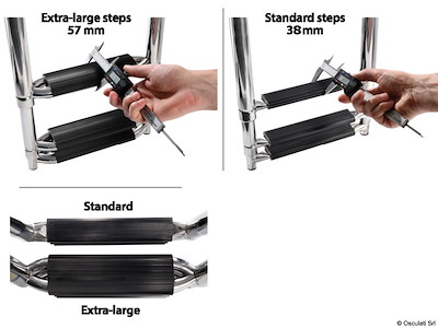 Scaletta telescopica Big per plancetta