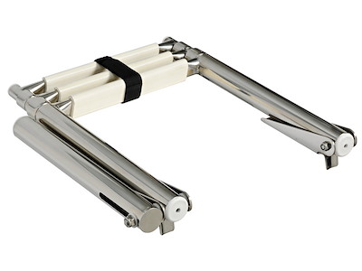 Scaletta telescopica da plancetta con maniglia di presa