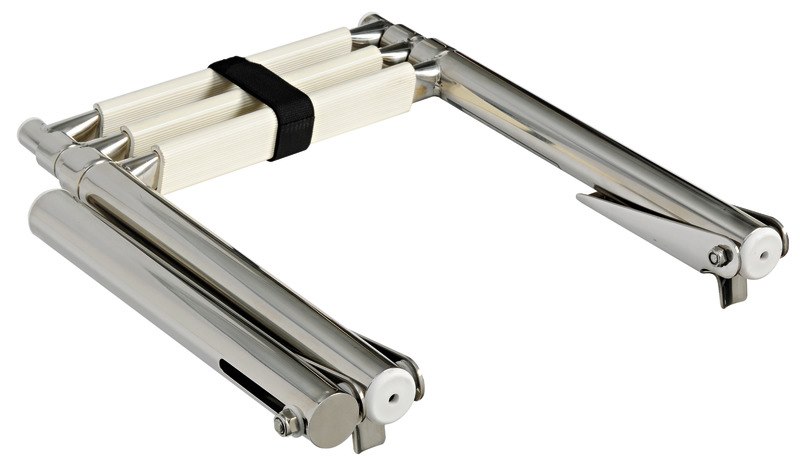 Scaletta telescopica da plancetta con maniglia di presa