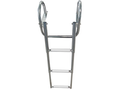 Scaletta telescopica da plancetta con maniglioni