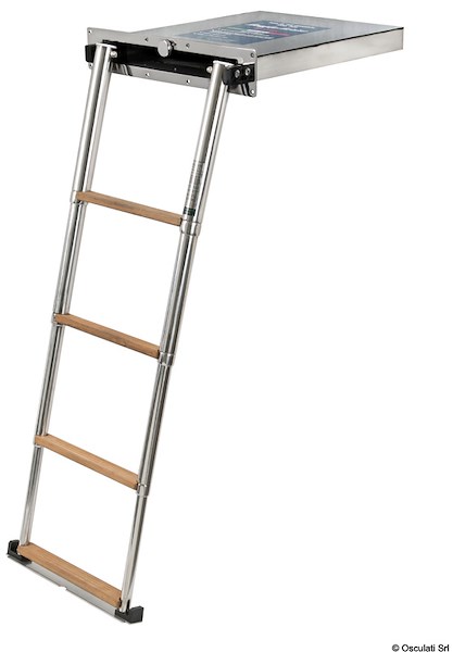 Scaletta Top Line 4 gradini in  teak 